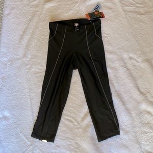 Descents cold weather performance running tights. Capri length.  Size M.